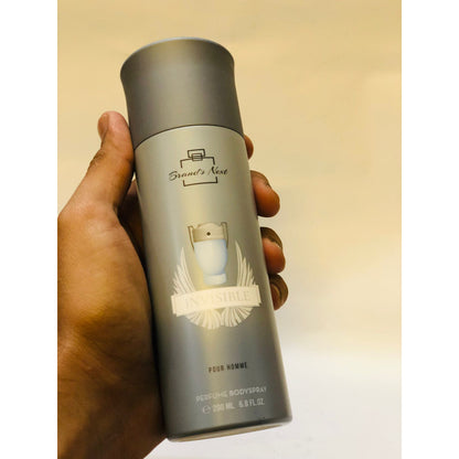 Brand’s Next Invisible Pour Homme Perfume Body Spray 200ml Long-Lasting Masculine Fragrance