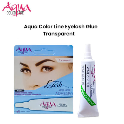 Aqua Color Line Eyelash Glue Transparent