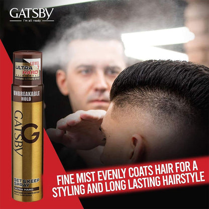 Gatsby Set & Keep Ultra Hard Spray 250ml