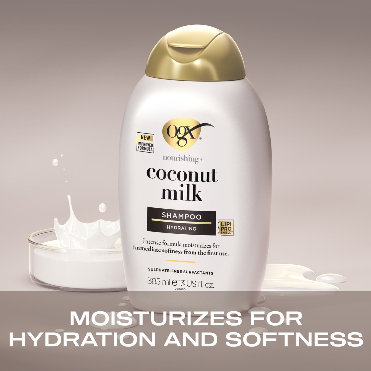 OGX Nourishing + Coconut Milk Shampoo Hydrating 385ml