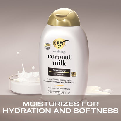OGX Nourishing + Coconut Milk Shampoo Hydrating 385ml