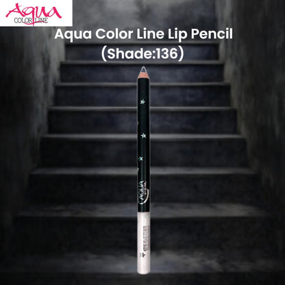 Aqua Color Line Lip Pencil (Shade:136)