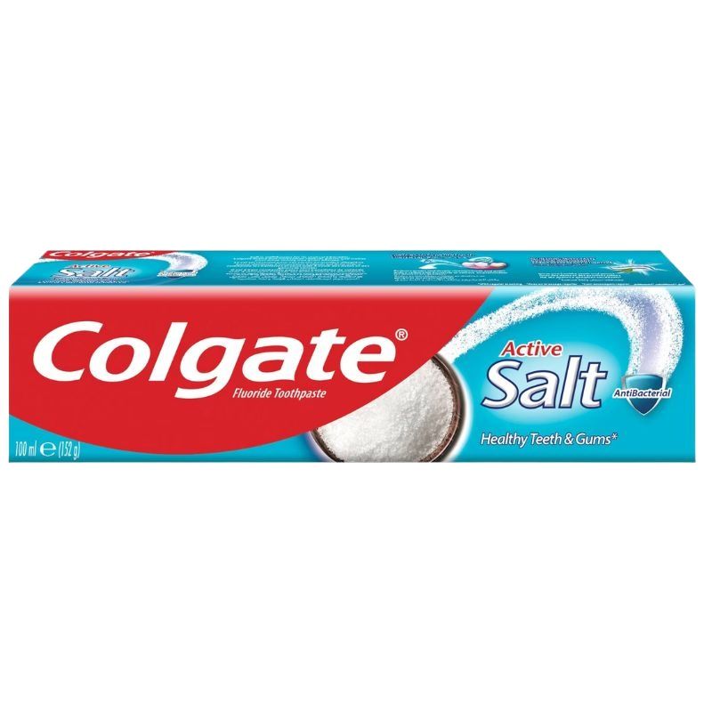 Colgate Active Salt Toothpaste 100ml Strong Teeth & Deep Gum Protection Formula