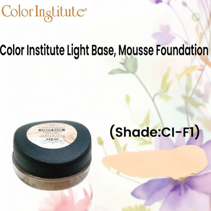 Color Institute Light Base, Mousse Foundation (Shade:CI-F1)