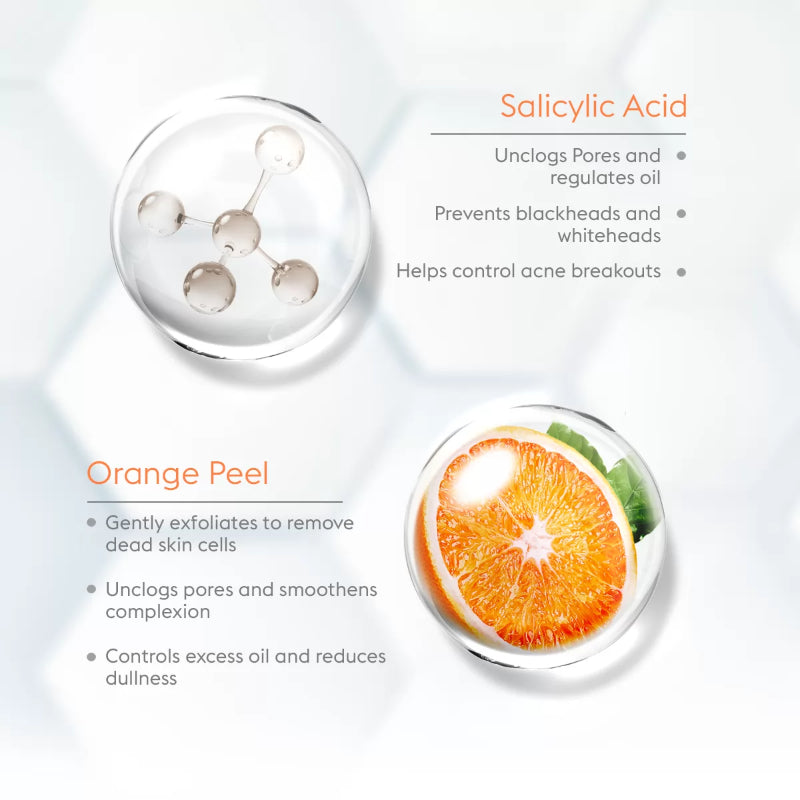 VLCC Acne Defense Serum Face Wash with Salicylic Acid & Orange Peel 150ml