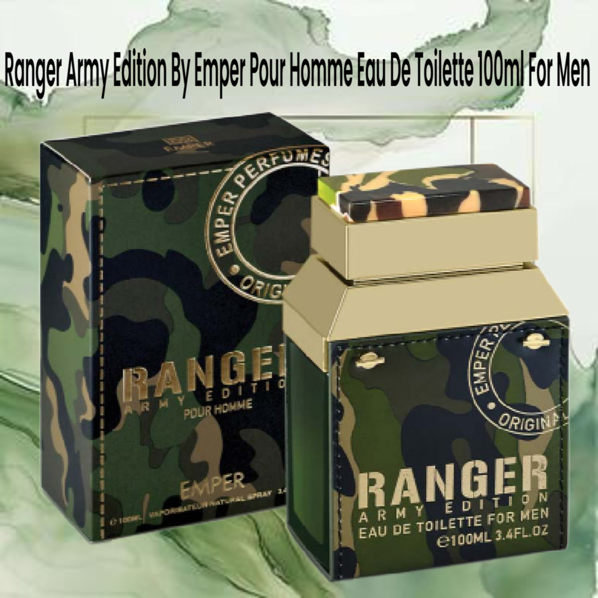 Ranger Army Edition by Emper Pour Homme Eau de Toilette 100ml for Men