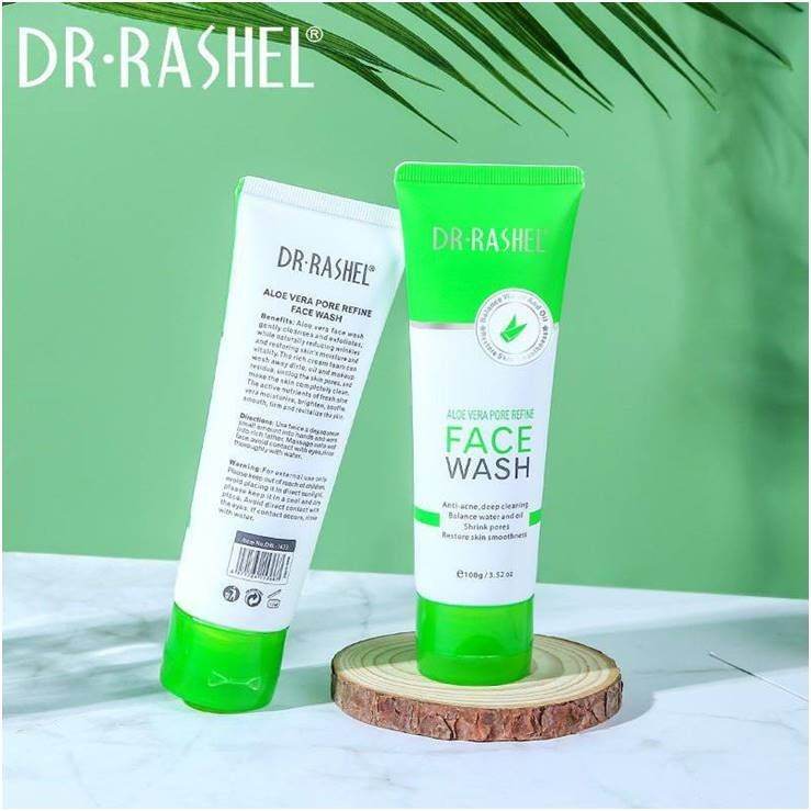 Dr. Rashel Aloe Vera Pore Refine Face Wash 100 g Gentle Cleansing & Pore Care