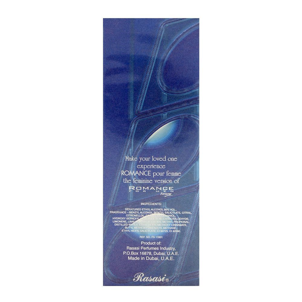 Romance Forever by Rasasi Eau de Parfum 100ml for Men