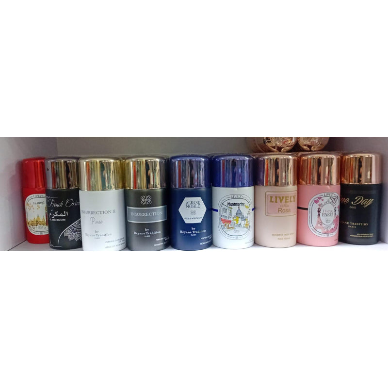 Albane Noble Avenue Montaigne by Reyane Tradition Paris Body Spray 250ml Long-Lasting Elegant & Masculine Fragrance