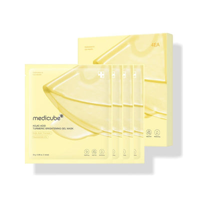 Medicube Kojic Acid Turmeric Brightening Gel Mask 28g x 4ea (4 Sheets)