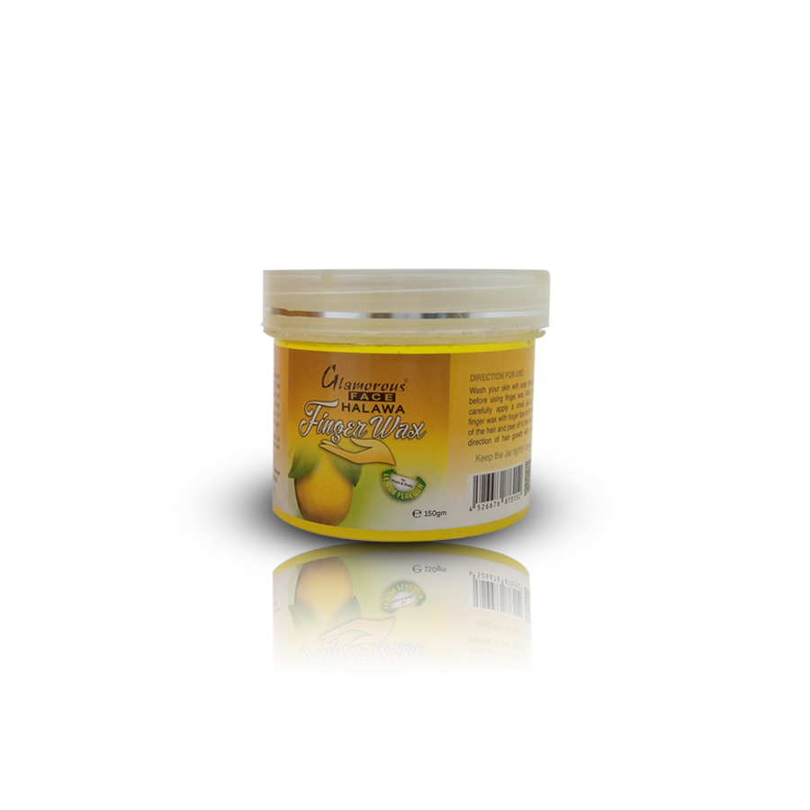 Glamorous Face Finger Wax 150 gm (Lemon)