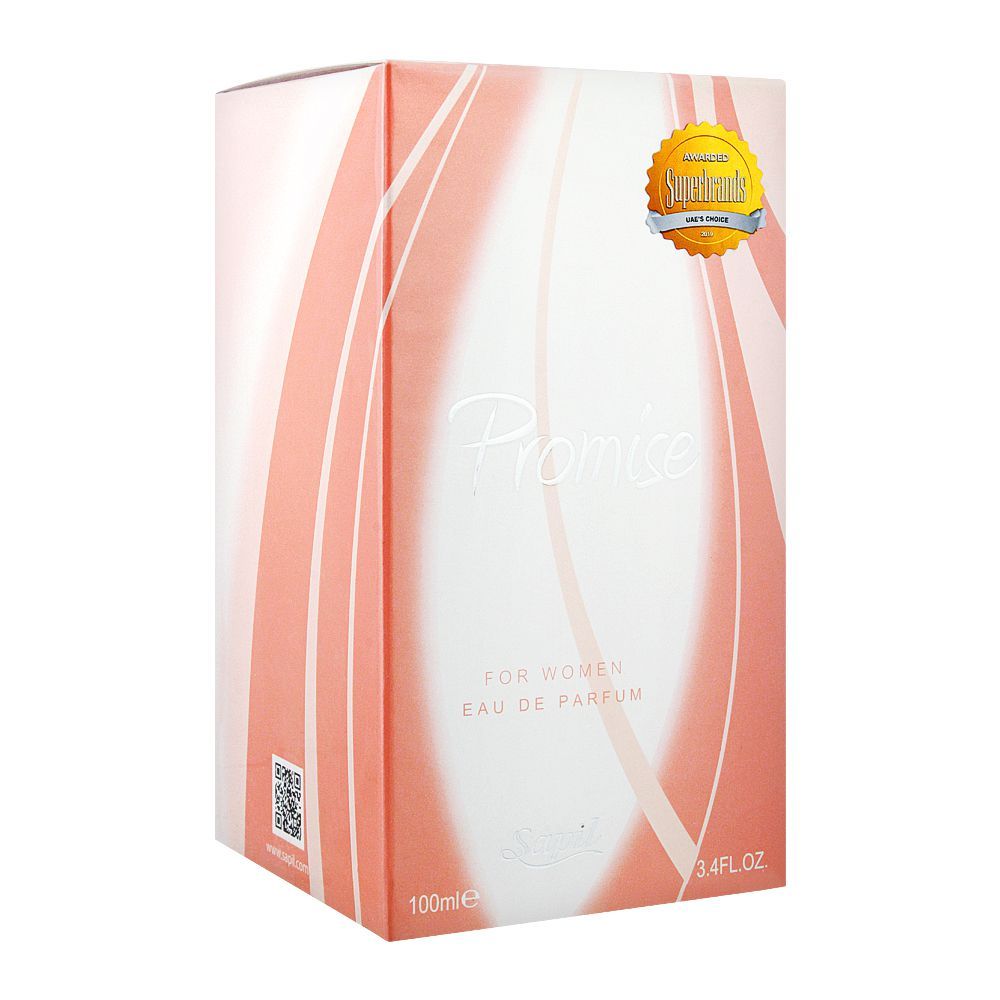 Sapil Promise Eau de Parfum for Women 100ml - Long Lasting Floral Fruity Perfume with Elegant Feminine Fragrance for Daily We