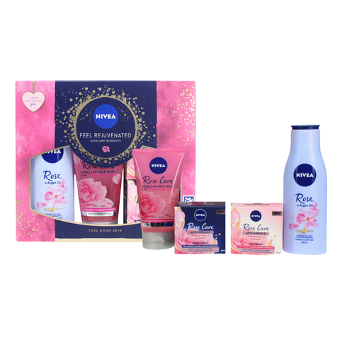 Nivea Feel Rejuvenated Skincare Moments 4-Piece Gift Set