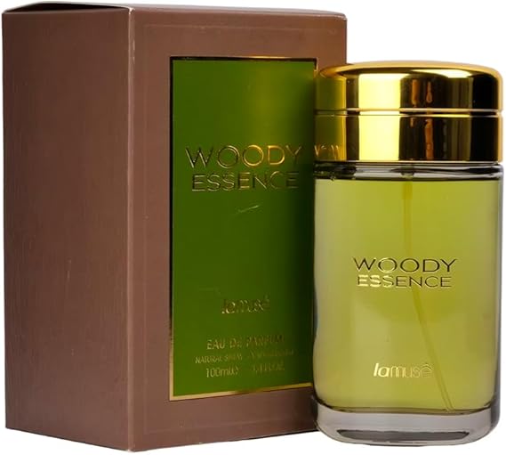 La Muse Woody Essence Eau de Parfum for Men 100ml (Warm & Masculine Fragrance)