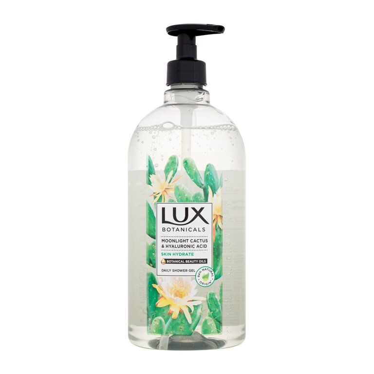 Lux Botanicals Moonlight Cactus & Hyaluronic Acid Daily Shower Gel 750ml Hydrating & Softening Skin