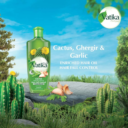 Vatika Naturals Hair Fall Control Cactus Enriched Hair Oil 100ml