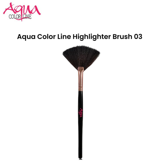 Aqua Color Line Highlighter Brush 03