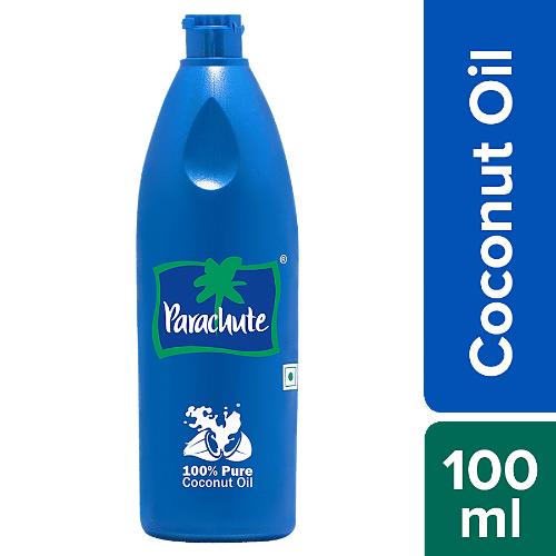 Parachute 100% Pure Coconut Oil 100ml - Natural Hair Oil for Deep Nourishment, Strong Healthy Hair Growth & Smooth Soft Shiny