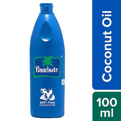 Parachute 100% Pure Coconut Oil 100ml - Natural Hair Oil for Deep Nourishment, Strong Healthy Hair Growth & Smooth Soft Shiny