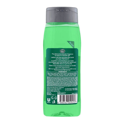 Brut Original All-in-One Hair & Body Shower Gel 500ml – Deep Cleansing Men’s Wash with Classic Masculine Fragrance, Long Last