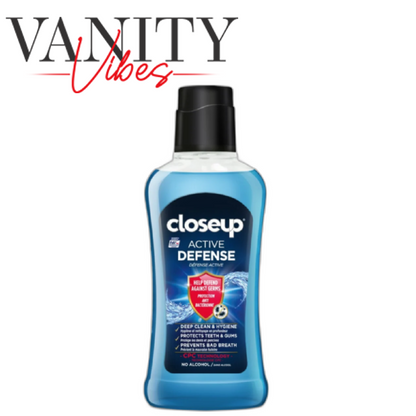 Closeup Active Defense Mouthwash 500ml - Fresh Breath Daily Oral Care