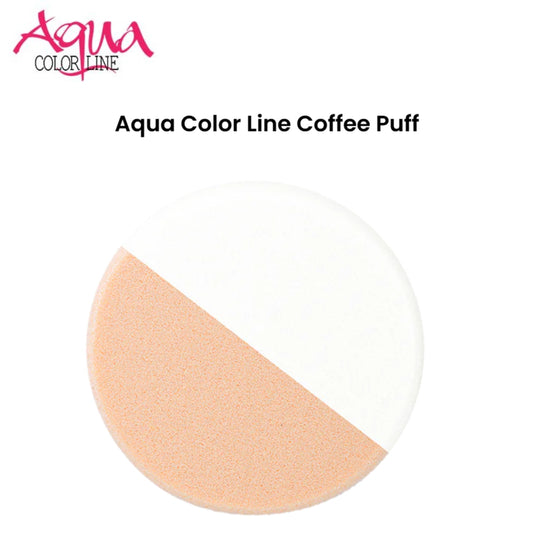 Aqua Color Line Coffee puff