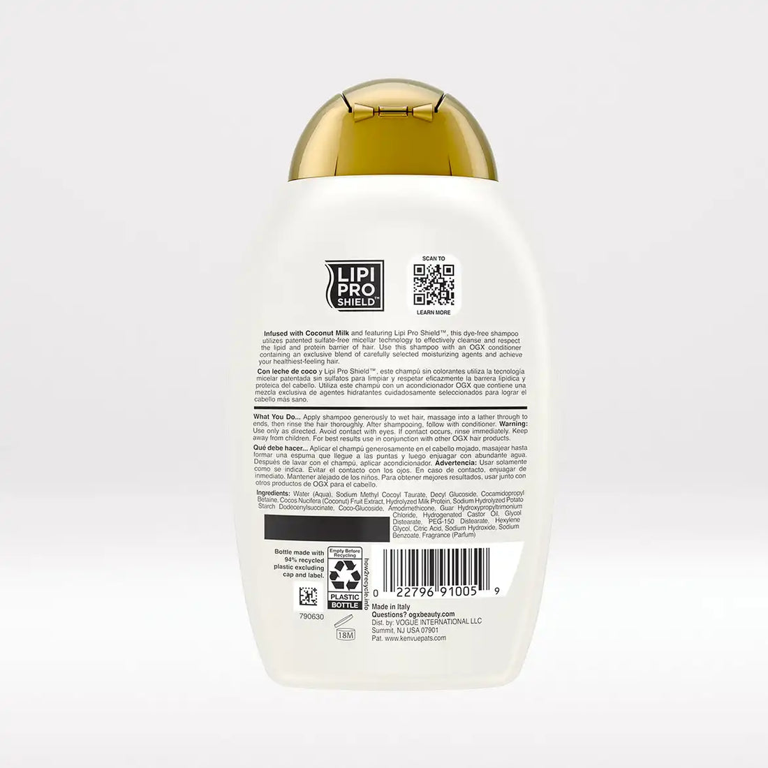 OGX Nourishing + Coconut Milk Shampoo Hydrating 385ml