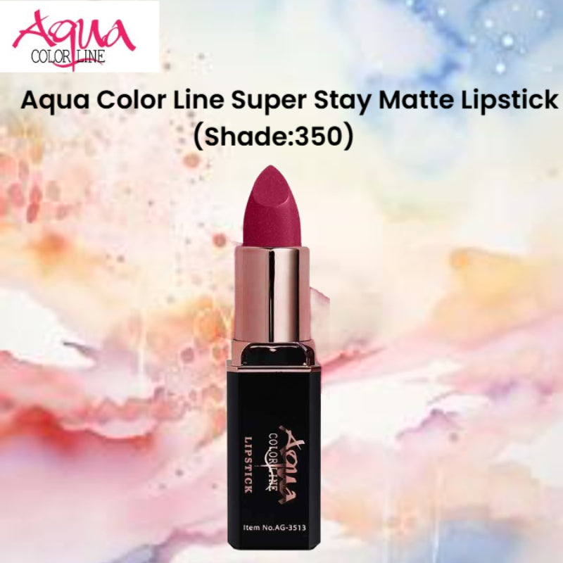 Aqua Color Line Super Stay Matte Lipstick (Shade:350)