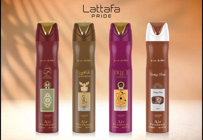 Lattafa Tharwah Air Freshener 300ml - Long Lasting Luxury Oriental Woody Room Spray for Home & Office