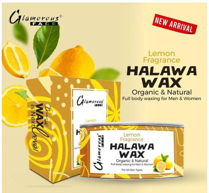 Glamorous Face Halawa Wax 300 GM (Lemon)