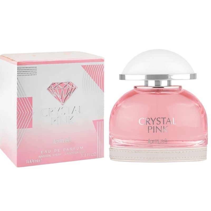 La Muse Crystal Pink Eau De Parfum 100ml – Long Lasting Original Floral & Fruity Feminine Fragrance for Women