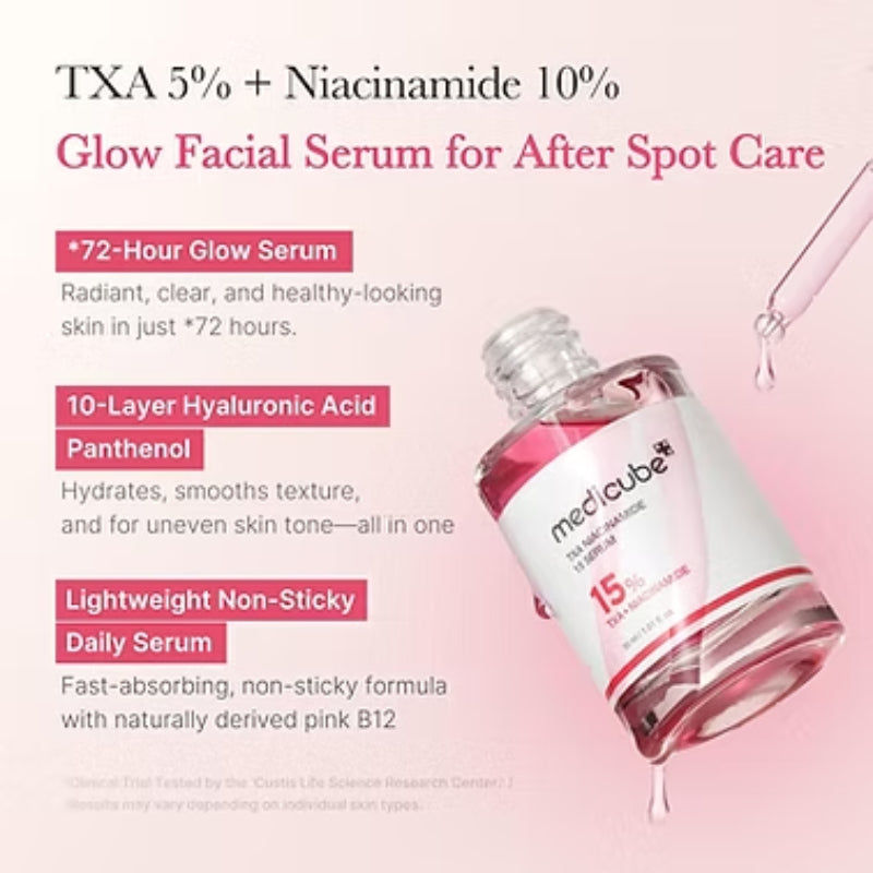 Medicube TXA Niacinamide 15% Serum 30 ml Brightening & Dark Spot Reduction (K Beauty)