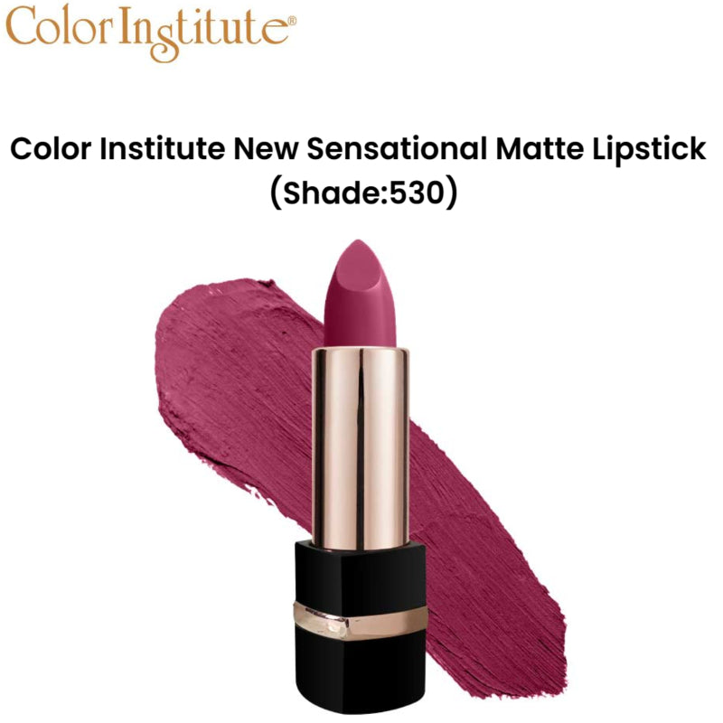Color Institute New Sensational Matte Lipstick (Shade:530)