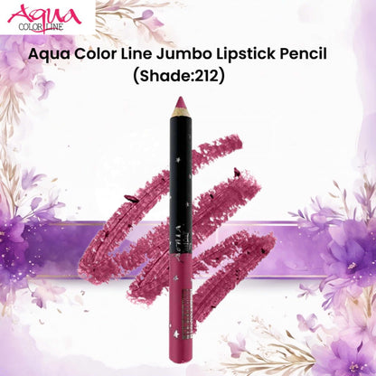 Aqua Color Line Jumbo Lipstick Pencil (Shade:212)