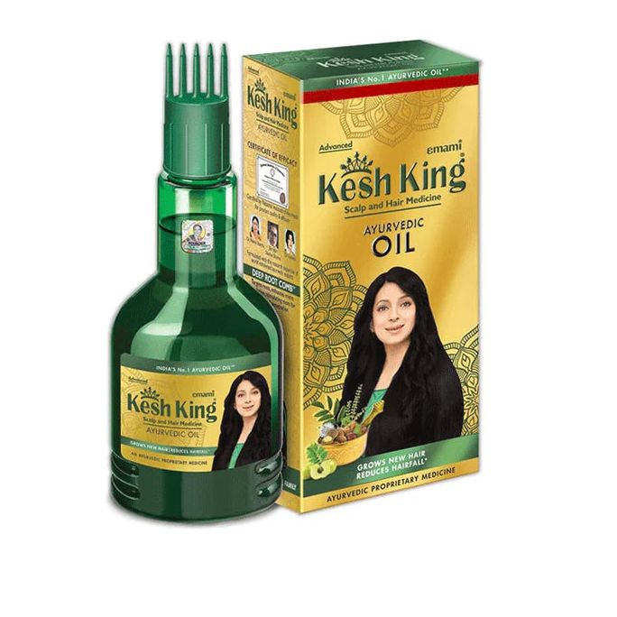Emami Kesh King Plus 21 Herbs Hair Oil 50ml – Ayurvedic Hair Care Oil for Strong Hair Growth, Hair Fall Control & Healthy Sca
