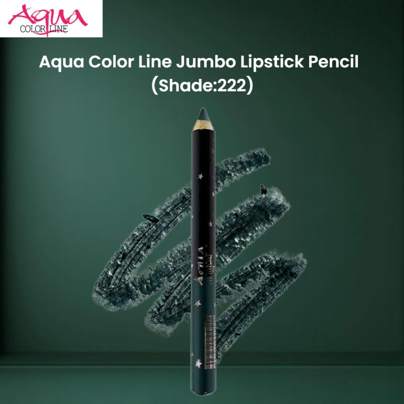 Aqua Color Line Jumbo Lipstick Pencil (Shade:222)