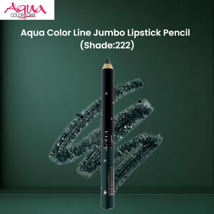 Aqua Color Line Jumbo Lipstick Pencil (Shade:222)