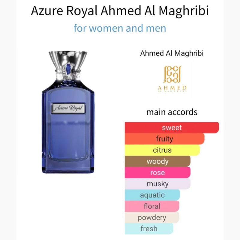 Azure Royal by Ahmed Al Maghribi EDP 100ml for Men & Women