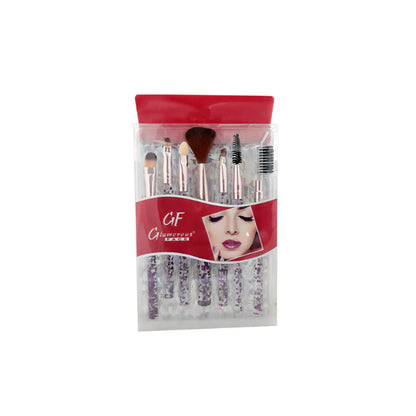 Glamorous Face 7 in 1 Brush Set (Green)