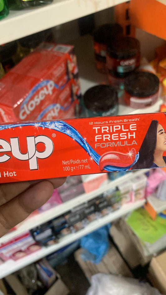 Closeup Everfresh+ Red Hot Toothpaste 100g / 77ml 12-Hour Fresh Breath Triple Fresh Formula