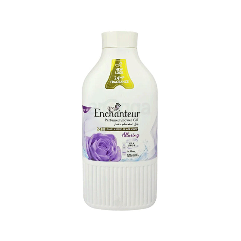 Enchanteur New Look Alluring Perfumed Shower Gel 250ml - 24H Long Lasting Fragrance Body Wash for Soft, Smooth & Fragrant Ski