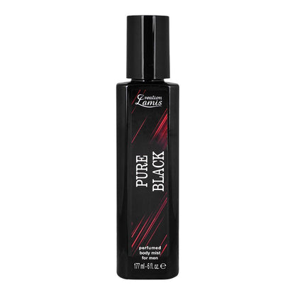 Lamis Creation Pure Black Perfumed Body Mist for Men 177ml