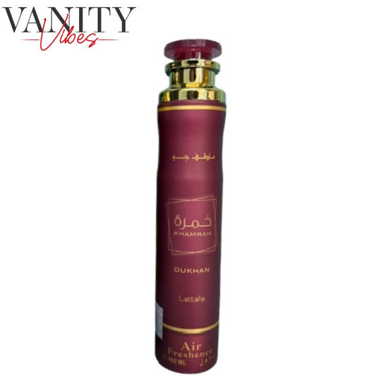 Khamrah Dukhan Air Freshener by Lattafa 300 ml Rich Home Fragrance & Long-Lasting Freshness