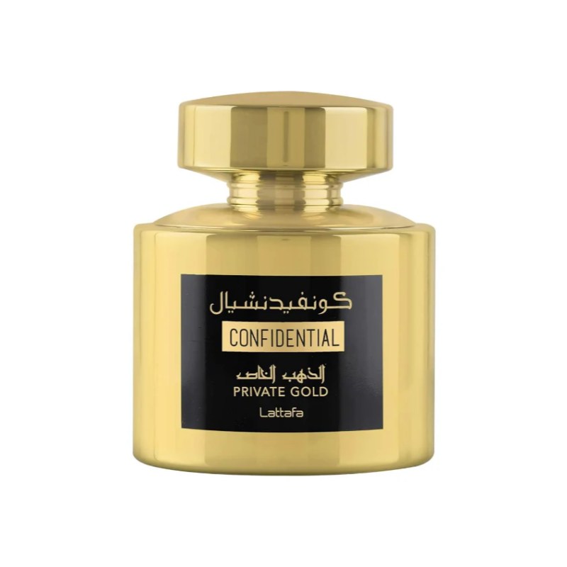 Lattafa Confidential Private Gold Eau de Parfum for Women And Men 100ml