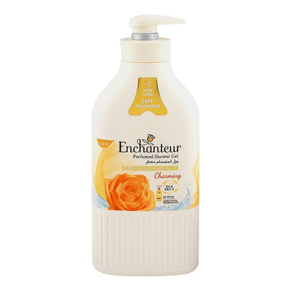 Enchanteur Charming Perfumed Shower Gel 550ml – 24H Long Lasting Fragrance Body Wash New Look for Soft, Smooth & Fragrant Ski