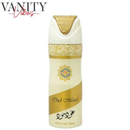 Lattafa Oud Mood Imported Long‑Lasting Perfumed Deodorant Spray 200 ml Rich Oud Fragrance & All‑Day Freshness