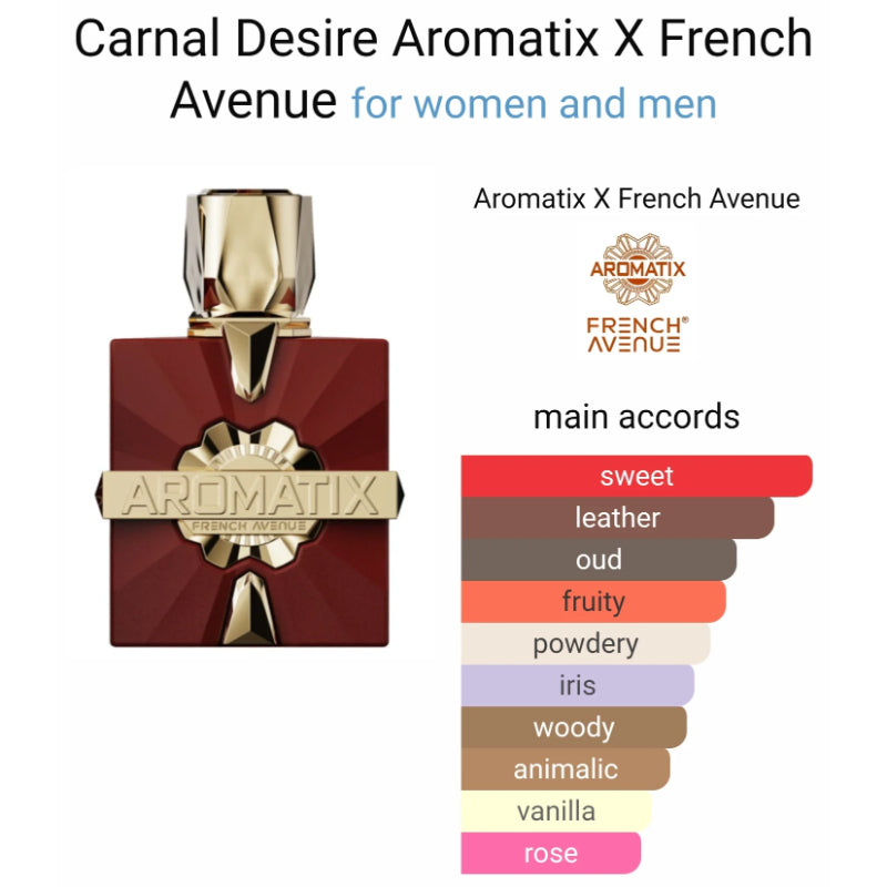 Aromatix Carnal Desire by French Avenue Extrait De Parfum 100ml for Men & Women