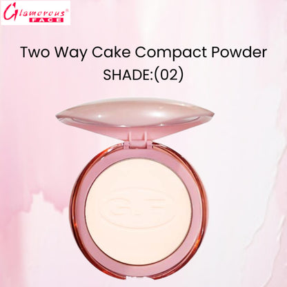 Glamorous Face Two Way Cake Compact Powder (Shade:02)