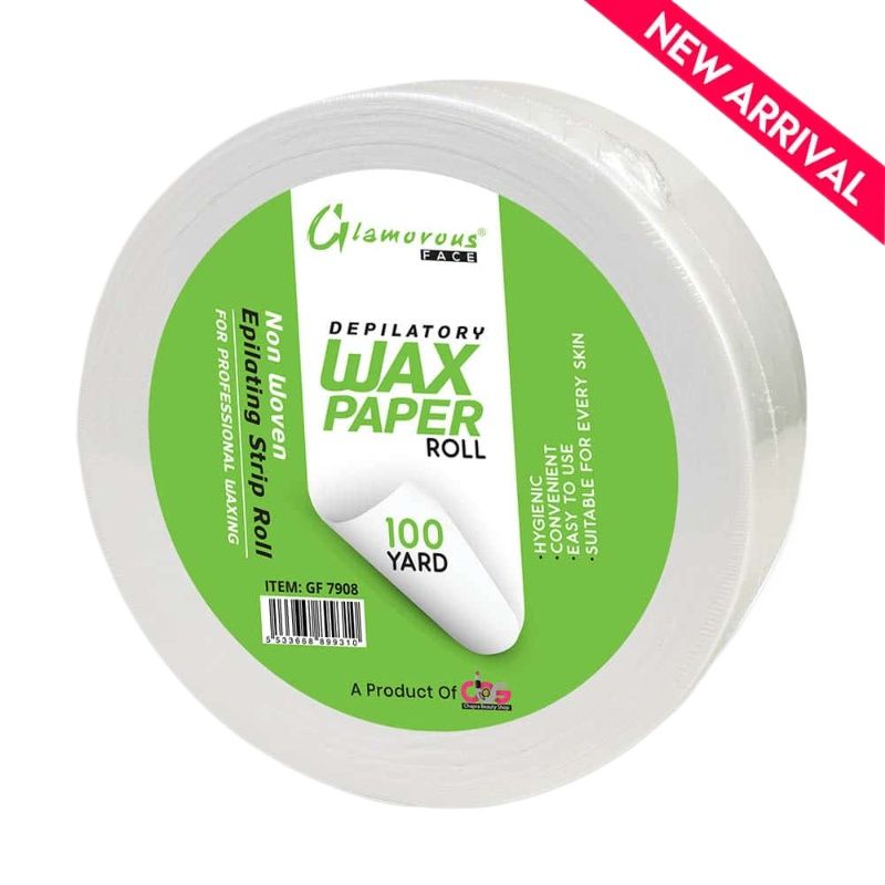 Glamorous Face Depilatory Wax Roll Paper (100 Yard)