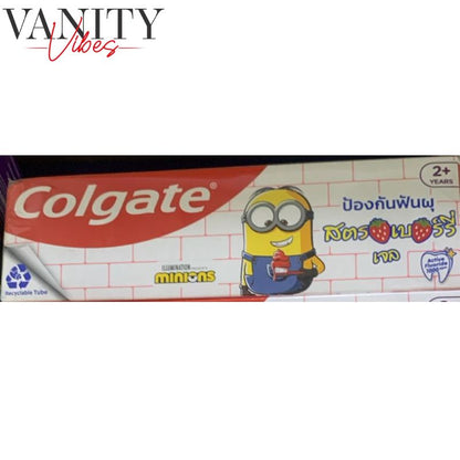 Colgate Minions 2+ Years Strawberry Flavour Toothpaste 80g Gentle Cavity Protection for Kids